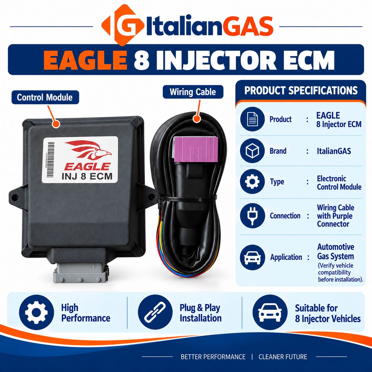 ITALIANGAS - 8 INJECTOR ADAPTOR (EAGLE) - Image 3