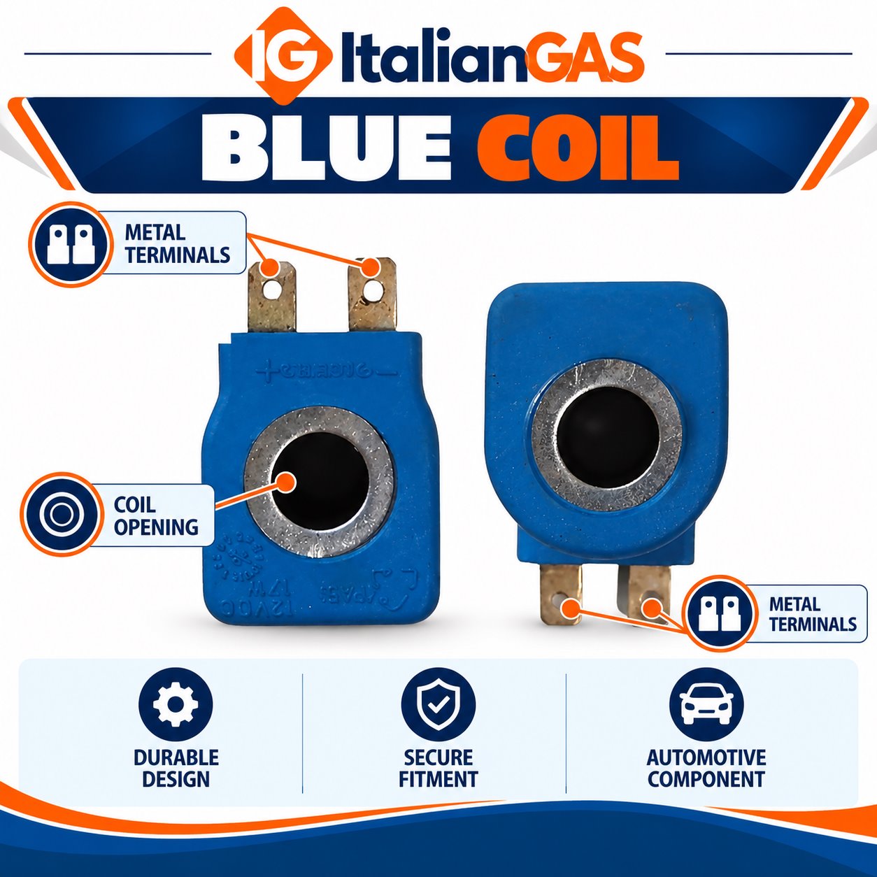 ITALIANGAS - LPG REDUCER COIL (BLUE) - Image 2