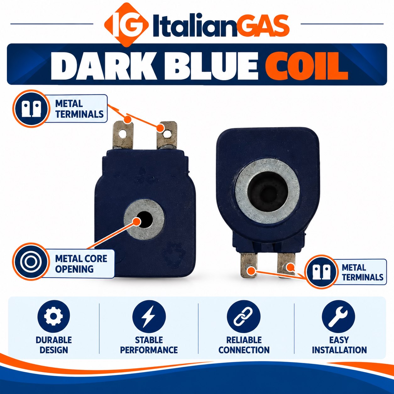 ITALIANGAS - CNG SEQUENTIAL REDUCER COIL PRODUCT (DARK BLUE) - Image 2