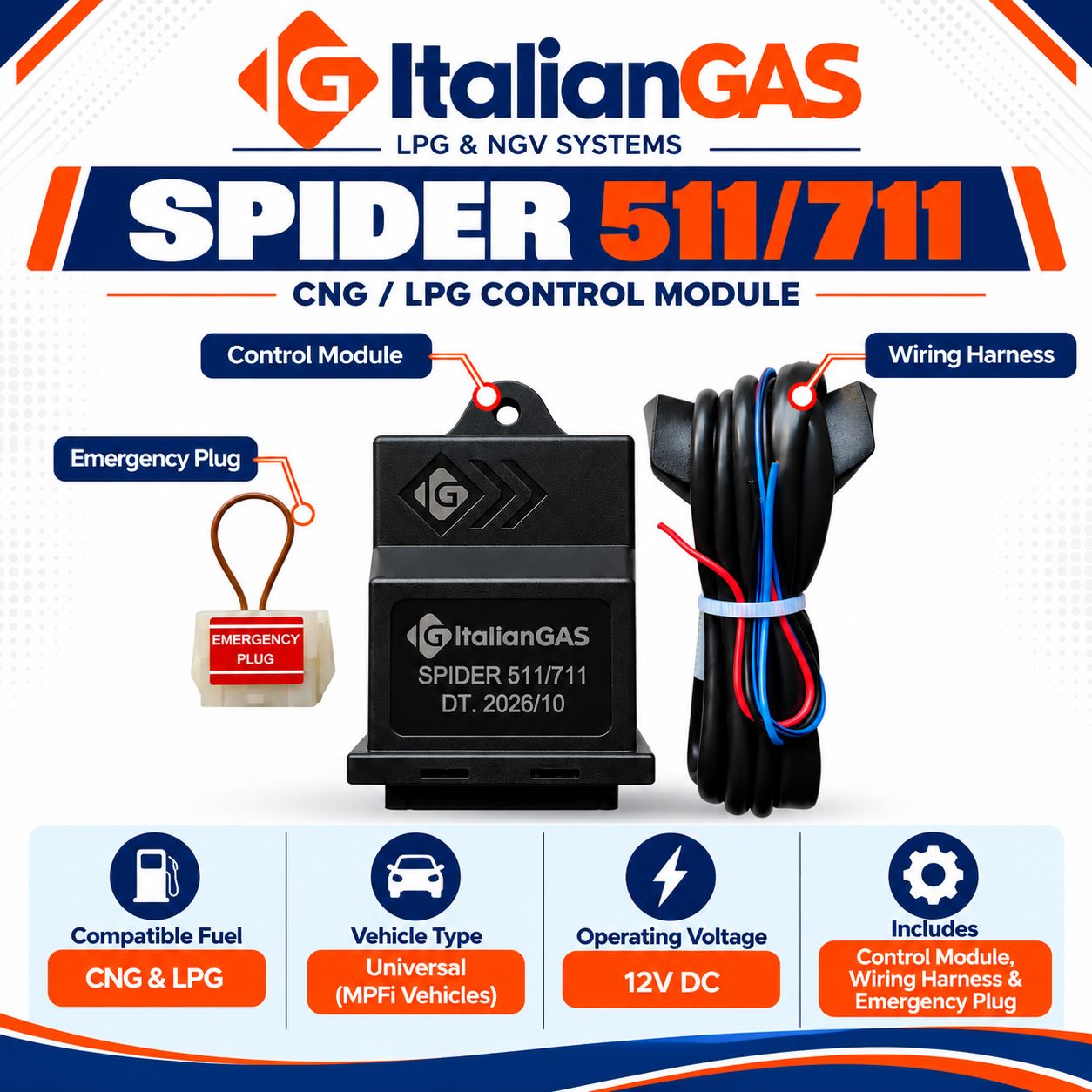 ITALIANGAS – CKP SPIDER 511/711 - Image 3